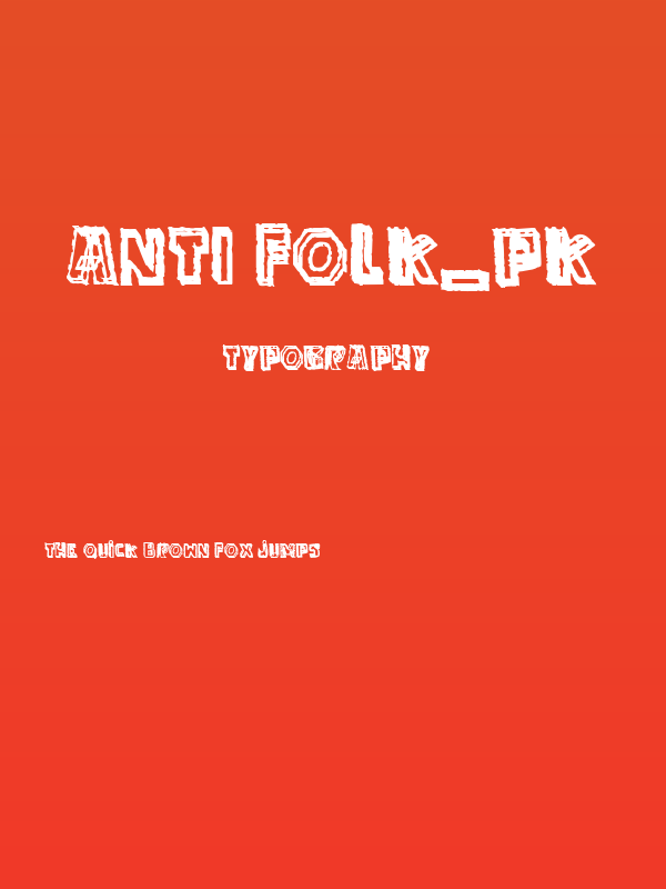 anti folk_pk Poster