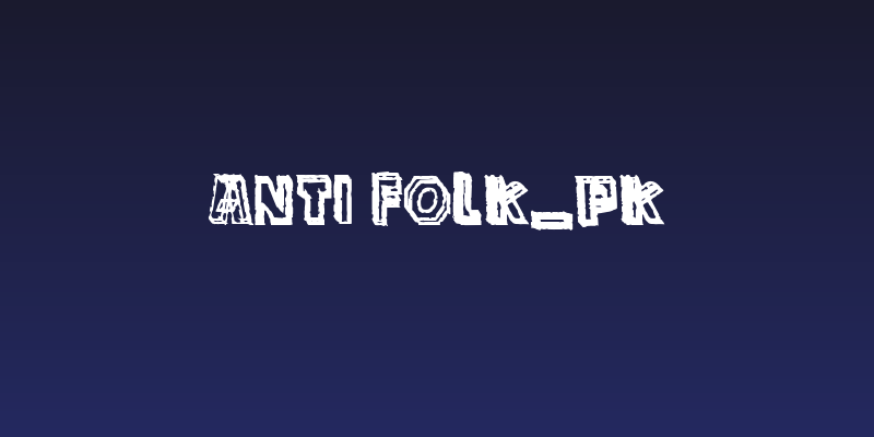 anti folk_pk Social Header