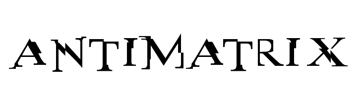 antimatrix  Fuentes Gratis Descargar