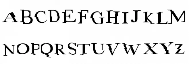 antimatrix 字体 大写