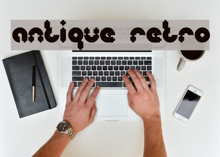 antique retro Font examples