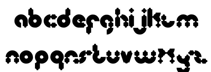 antique retro Font LOWERCASE