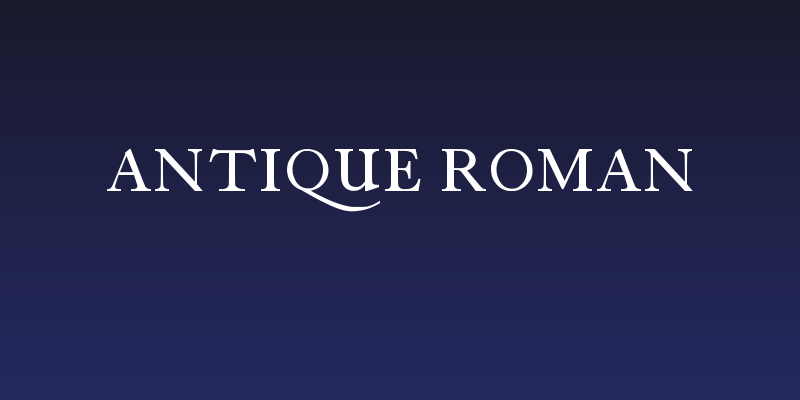antique roman Social Header