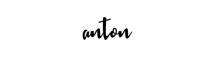 anton  Frei Schriftart Herunterladen