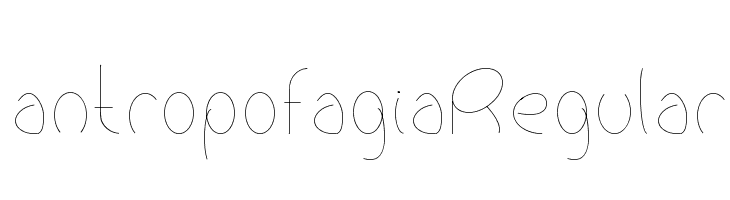 antropofagiaRegular Font