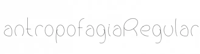 antropofagiaRegular  Fuentes Gratis Descargar