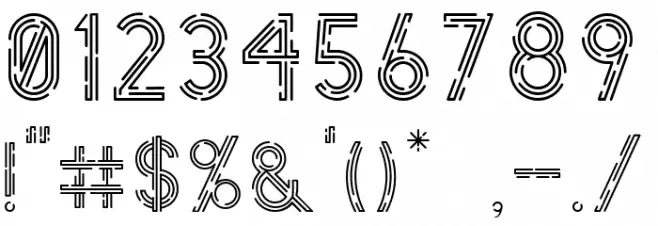 anxiety Font OTHER CHARS