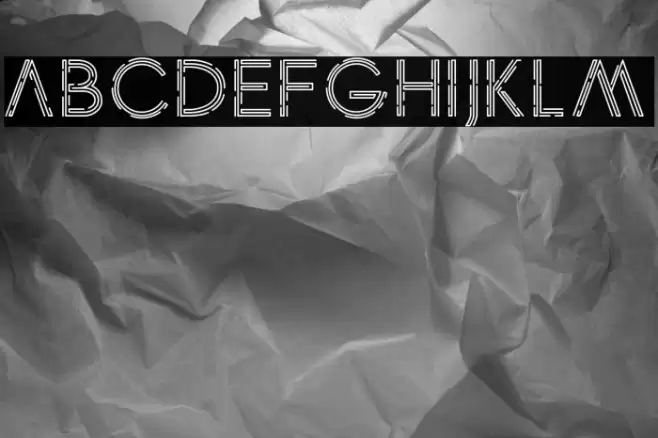 anxiety Font examples