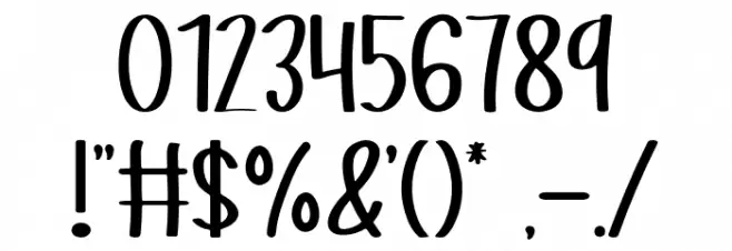 Aokiji Font OTHER CHARS