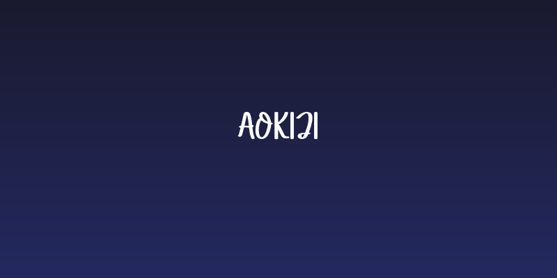 Aokiji Social Header