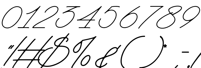 Aomine Font OTHER CHARS