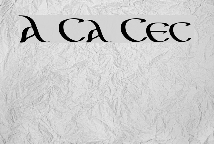 Aon Cari Celtic Font examples
