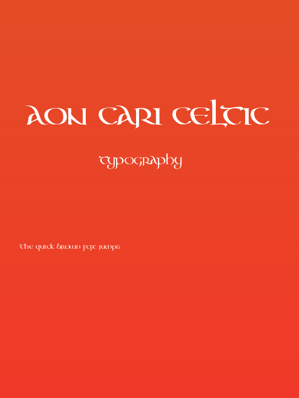 Aon Cari Celtic Poster