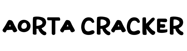 Aorta Cracker  Descarca Fonturi Gratis
