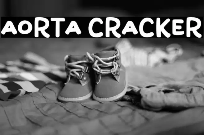 Aorta Cracker Font examples