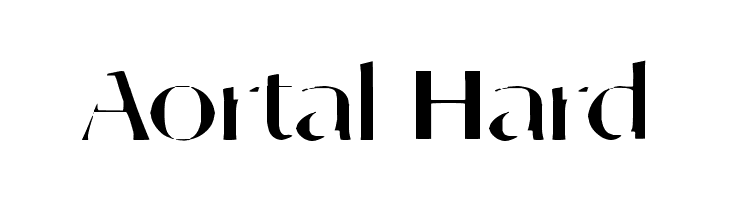 Aortal Hard  नि: शुल्क फ़ॉन्ट्स डाउनलोड