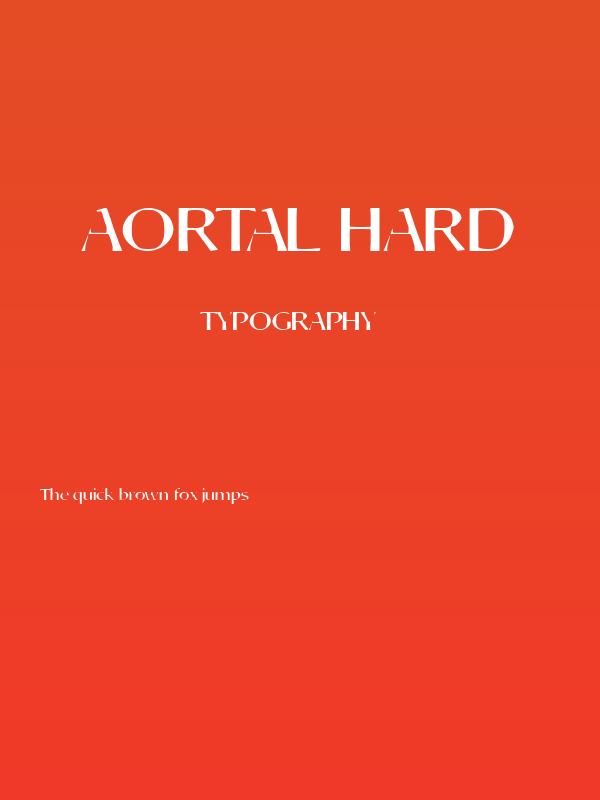 Aortal Hard Poster
