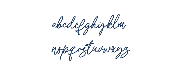 Aortha Lucy Lowercase