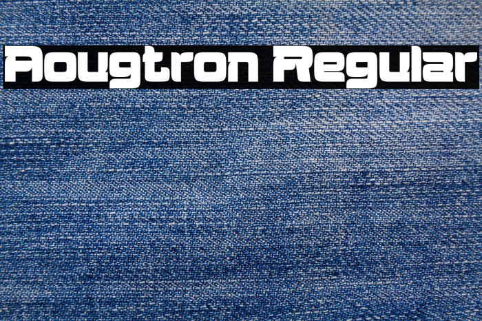 Aougtron Regular Example 2