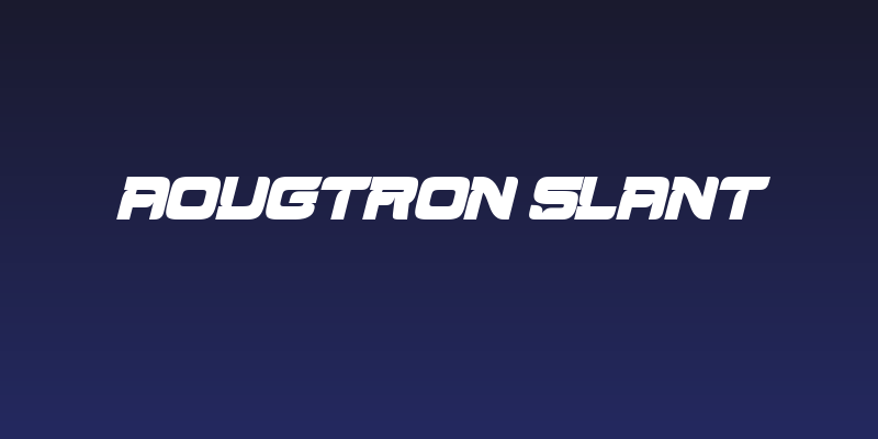 Aougtron slant Social Header