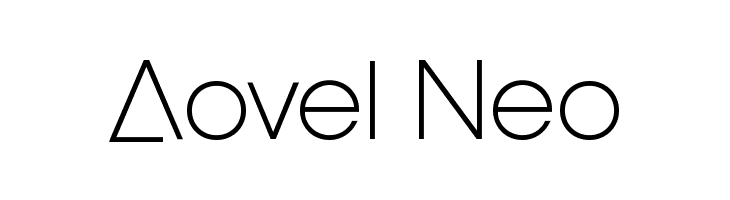 Aovel Neo Font
