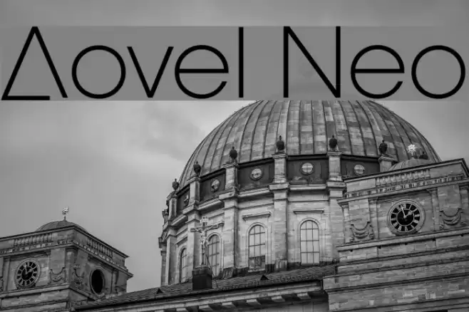 Aovel Neo Font examples
