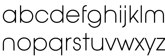 Aovel Neo Font LOWERCASE
