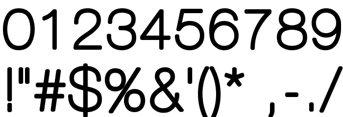 Aovel Sans Rounded Font OTHER CHARS