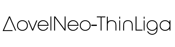 AovelNeo-ThinLiga  لخطوط تنزيل