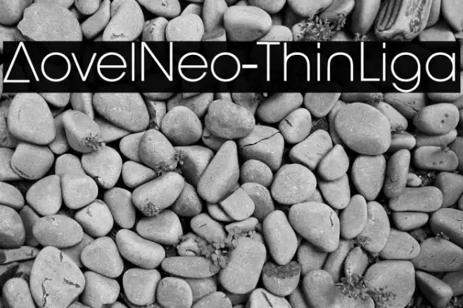 AovelNeo-ThinLiga Font examples