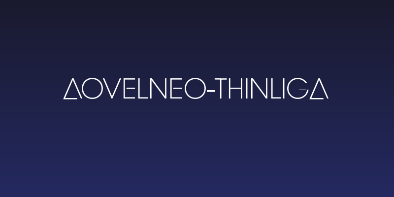 AovelNeo-ThinLiga Social Header