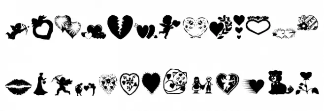 aosvalentine Polices MAJUSCULES