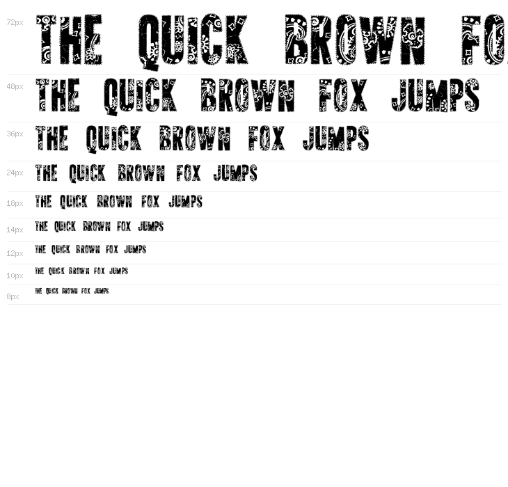 AP Applique Stitched Waterfall