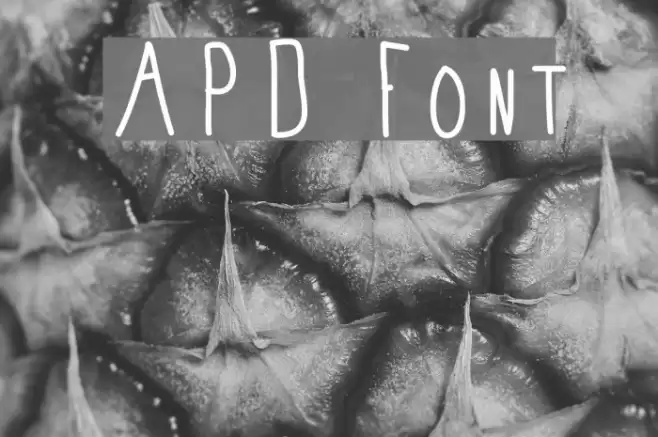 APD Font examples