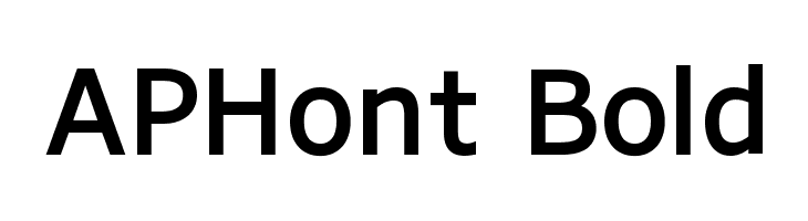 APHont Bold Font