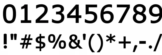 APHont Bold Font OTHER CHARS