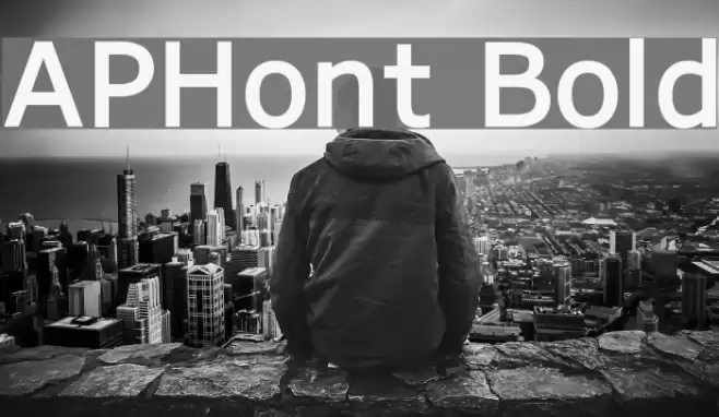 APHont Bold Font examples