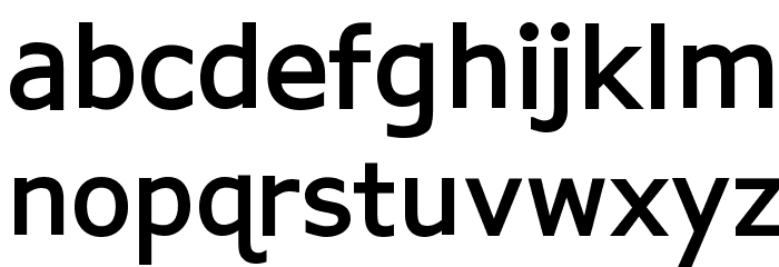 APHont Bold Font LOWERCASE
