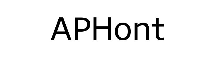 APHont  Fuentes Gratis Descargar