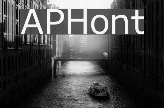 APHont Font examples