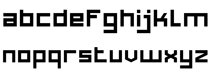 APOLLO ROCKET Font LOWERCASE