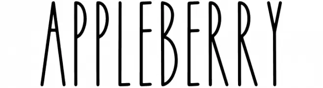 APPLE BERRY  Free Fonts Download