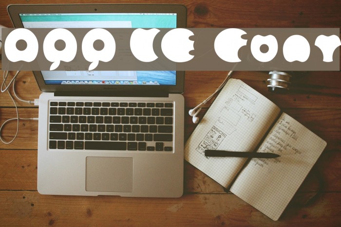 APPLE Font examples