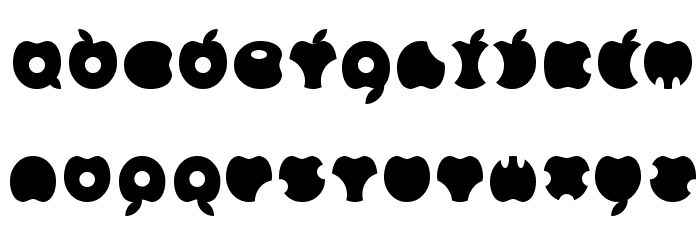 APPLE Font LOWERCASE