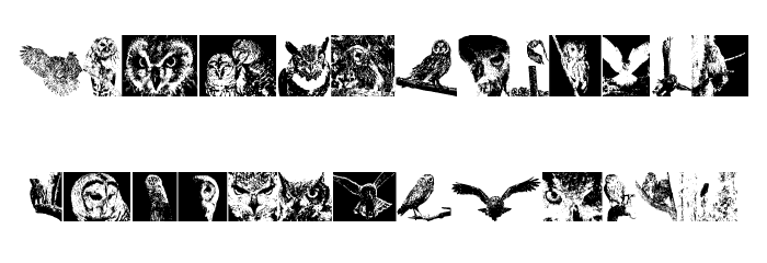 AParliamentofOwls2 Font LOWERCASE
