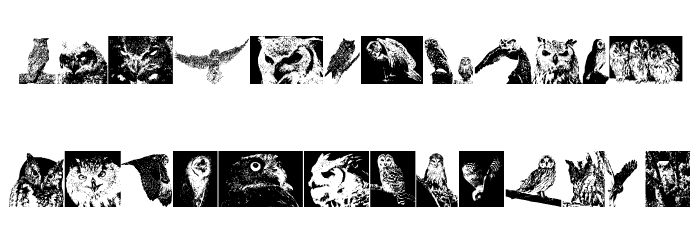 AParliamentofOwls3 Font LOWERCASE