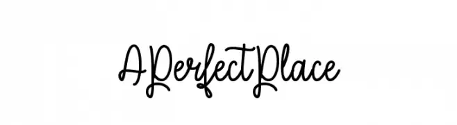 APerfectPlace  font caratteri gratis