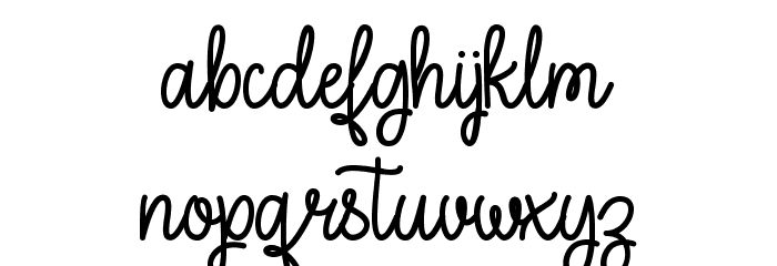 APerfectPlace Font LOWERCASE