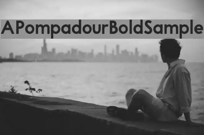 APompadourBoldSample Example 1