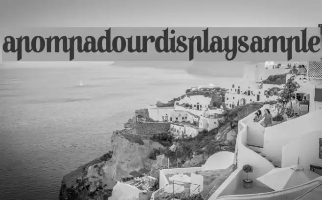 APompadourDisplaySample Font examples